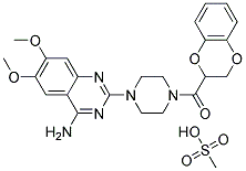 DoxazocinMesylate 结构式
