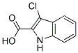 Chloroindole-2-CarboxylicAcid 结构式