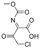 4-Chloro-2-(Z)-Methoxy Carbonyl Imino-3-Oxo-Butyric Acid 结构式