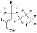 4,5,5,5-Tetrafluoro-4-(heptafloro-1-propoxy)-2-iodo-2-penten-1-ol 结构式