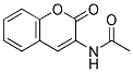 3-乙酰氨基香豆素 结构式