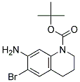 7-Amino-6-bromo-3,4-dihydro- 2H-quinoline-1-carboxylic acid tert-butyl ester 结构式