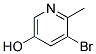 5-HYDROXY-3-BROMO-2-PICOLINE 结构式