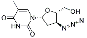 ANTI-3'-AZIDO-3'-DEOXYTHYMIDINE 结构式