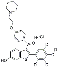 雷洛昔芬-D4,盐酸盐 结构式