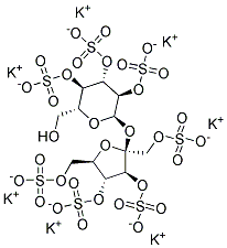蔗糖七硫酸钾 结构式