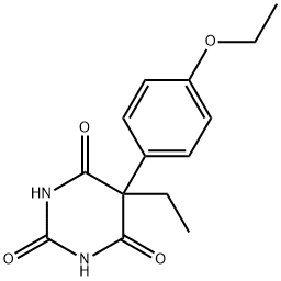 5-(4-ETHOXYPHENYL)-5-ETHYLBARBITURIC ACID 结构式