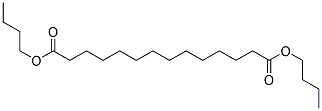 TETRADECANEDIOIC ACID DI-N-BUTYL ESTER 结构式