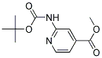 (4-甲氧基羰基吡啶-2-基)氨基甲酸酯 结构式