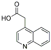 QUINOLINE-4-ACETIC ACID 结构式