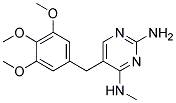 N'-METHYL-5-(3,4,5- TRIMETHOXYBENZYL)PYRIMIDIN-2,4-DIAMIN 结构式
