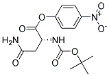 N-BOC-D-ASPARAGINE P-NITROPHENYL ESTER 结构式