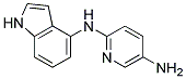 N2-(1H-INDOL-4-YL)-PYRIDINE-2,5-DIAMINE 结构式
