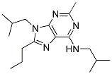 N,9-DIISOBUTYL-2-METHYL-8-PROPYL-9H-PURIN-6-AMINE 结构式