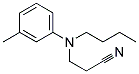 N-丁基-N-氰乙基-间甲基苯胺 结构式