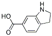 6-羧基二氢吲哚 结构式