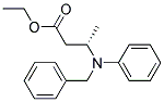 ETHYL(3S)-3-(N-(1S)-PHENYL-N-BENZYLAMINO)BUTANOATE 结构式