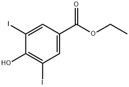 4-羟基-3,5-二碘苯甲酸乙酯 结构式