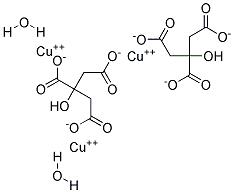 COPPER-(II)-CITRATE DIHYDRATE 结构式