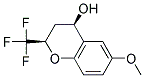 CIS-6-METHOXY-2-TRIFLUOROMETHYL-CHROMAN-4-OL 结构式