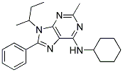 9-SEC-BUTYL-N-CYCLOHEXYL-2-METHYL-8-PHENYL-9H-PURIN-6-AMINE 结构式