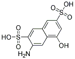 7-AMINO-1-NAPHTHOL-3,6-DISULFONIC ACID 结构式