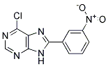 6-CHLORO-8-(3-NITROPHENYL)-9H-PURINE 结构式