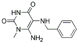 6-AMINO-5-BENZYLAMINO-1-METHYLURACIL 结构式