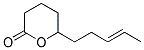 6-(3-PENTENYL)-TETRAHYDRO-2H-PYRAN-2-ONE 结构式