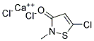 5-CHLORO-2-METHYL-4-ISOTHIAZOLIN-3-ONE CALCIUMCHLORIDE 结构式