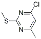 4-氯-6-甲基-2-硫代甲基嘧啶 结构式