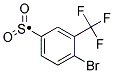 4-Bromo-3-(trifluoromethyl)benzenesulfonyl 结构式