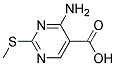 2-甲基巯基-4-氨基嘧啶-5-羧酸 结构式