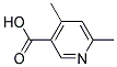 4,6-DIMETHYL-3-PYRIDINECARBOXYLIC ACID 结构式