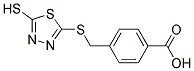 4-(5-MERCAPTO-1,3,4-THIADIAZOL-2-YLTHIOMETHYL)-BENZOIC ACID 结构式