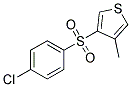 4-(4-CHLORO-BENZENESULFONYL)-3-METHYL-THIOPHENE 结构式