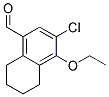 3-CHLORO-4-ETHOXY-5,6,7,8-TETRAHYDRO-1-NAPHTHALENECARBALDEHYDE 结构式