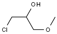 3-CHLORO-1-METHOXYPROPANOL-2 结构式