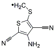 [(4-AMINO-3,5-DICYANOTHIOPHEN-2-YLTHIO)METHYL] 结构式