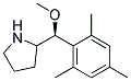 (S)-2-[(2,4,6-TRIMETHYLPHENYL)METHOXY METHYL]PYRROLIDINE, 结构式