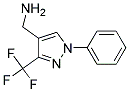 (1-苯基-3-三氟甲基-1H-吡唑-4-基)甲胺 结构式