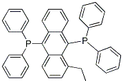 9,10-双二苯基膦基乙基蒽 结构式