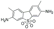 3,7-二氨基-2,8-二甲基二苯并噻酚砜 结构式