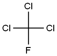 TRICHLOROFLUOROMETHANE SOLUTION 100UG/ML IN METHANOL 1ML 结构式