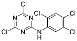 N2-(2,4,5-TRICHLOROPHENYL)-4,6-DICHLORO-1,3,5-TRIAZIN-2-AMINE, TECH 结构式