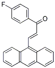 3-(9-ANTHRYL)-1-(4-FLUOROPHENYL)PROP-2-EN-1-ONE, TECH 结构式