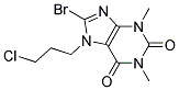 8-BROMO-7-(3-CHLOROPROPYL)-1,3-DIMETHYL-2,3,6,7-TETRAHYDRO-1H-PURINE-2,6-DIONE, TECH 结构式