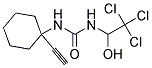 N-(1-ETH-1-YNYLCYCLOHEXYL)-N'-(2,2,2-TRICHLORO-1-HYDROXYETHYL)UREA, TECH 结构式