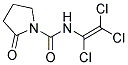 N1-(1,2,2-TRICHLOROVINYL)-2-OXOPYRROLIDINE-1-CARBOXAMIDE, TECH 结构式