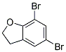 5,7-DIBROMO-2,3-DIHYDRO-1-BENZOFURAN, TECH 结构式